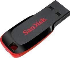 SanDisk Cruzer Blade 128GB, USB 2.0, Flash Drive, Pendrive, Red