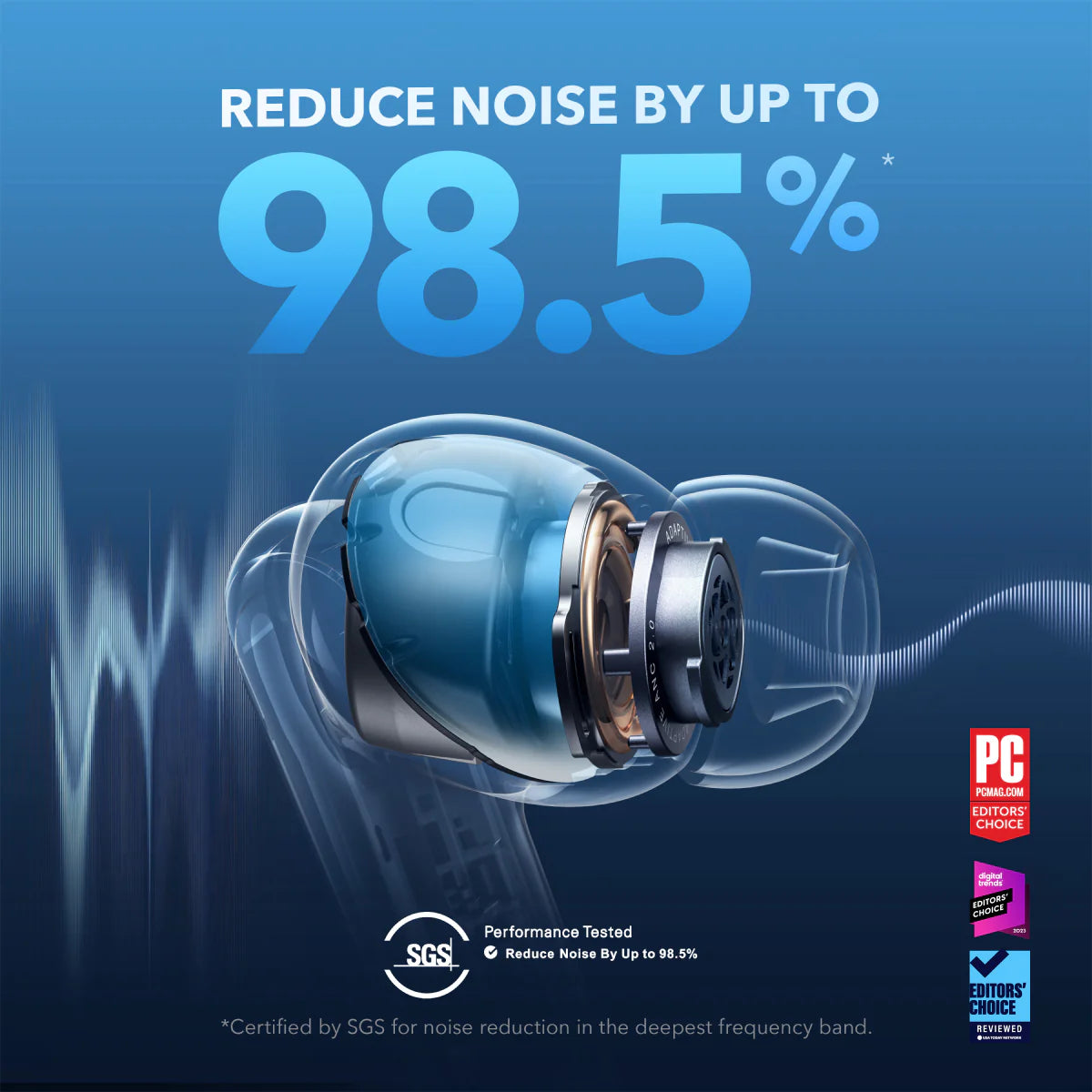 Soundcore Liberty 4 NC wireless earbuds by Anker